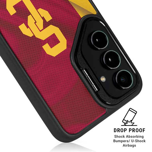 University of Southern California USC Trojans Jersey Galaxy S24 FE Kickstand Case